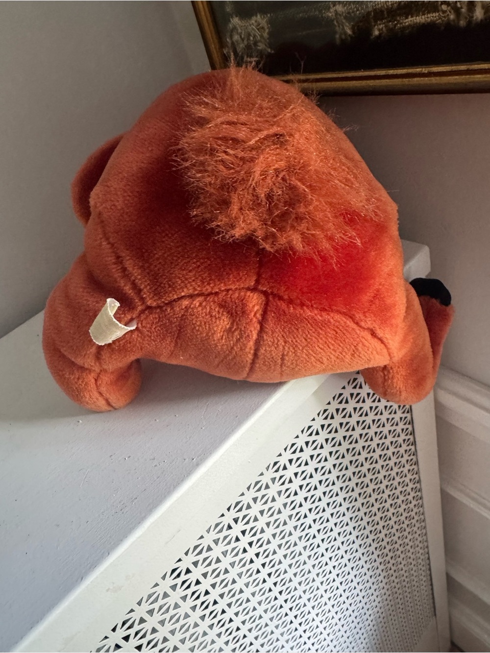 Vintage Disney Humphrey the Bear Plush Orange Bear Soft Stuffed Toy like new - Picture 6 of 7